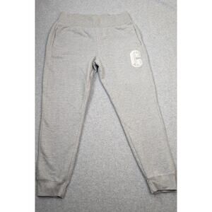 Champion Reverse Weave Joggers Mens LARGE Big C Gray Cotton Blend Sweatpants